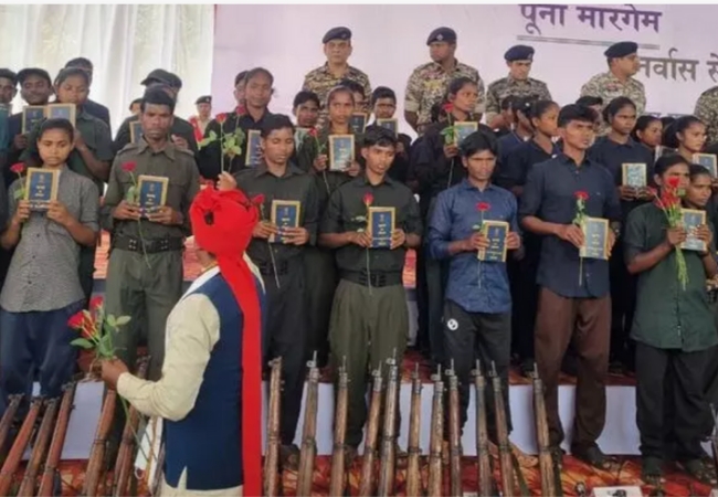 210 Maoists surrender in Chhattisgarh; CM Sai calls it a 'historic day'